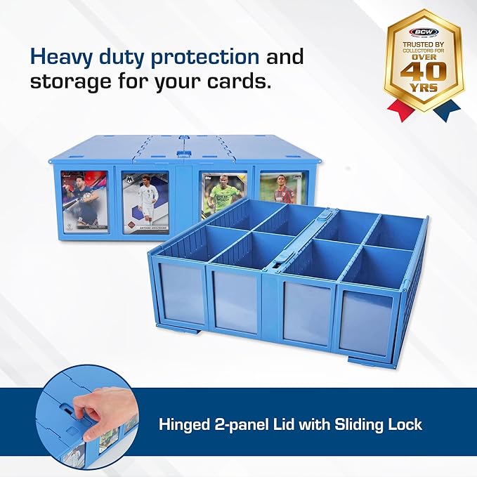 BCW Collectible Card Bin | Holds 3200 Cards Each | Includes 4 Dividers Per Bin - Image 2
