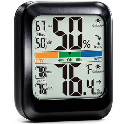 G.CATACC Digital Hygrometer Indoor Thermometer Humidity Meter Gauge, Room by GCATACC