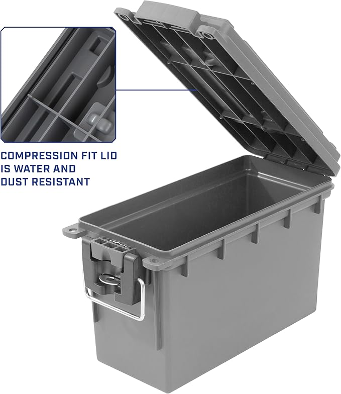 Sheffield 12759 4-Pack Ammo Storage Box, Stackable .30 Cal Field Boxes - Image 4