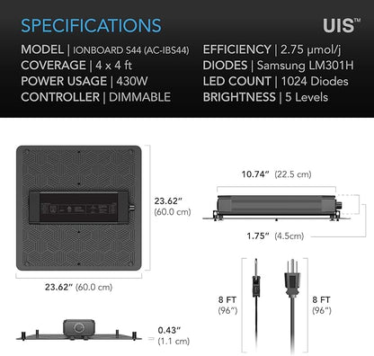 AC Infinity IONBOARD S44, LED Grow Light Board - Image 7