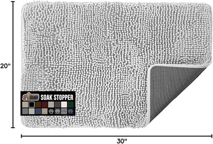 GORILLA GRIP SOAKSTOPPER Dog Door Mat, 30x20 Machine Washable Rug Absorbent - Image 2