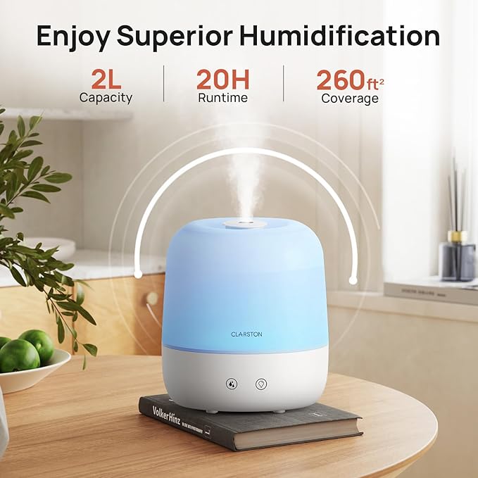 Clarston 2L Cool Mist Humidifier - Image 2