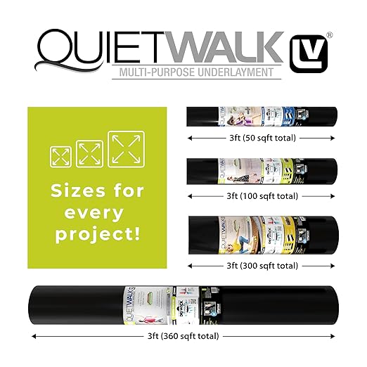 QuietWalk LV 200 Sq Ft Flooring Underlayment - Image 11