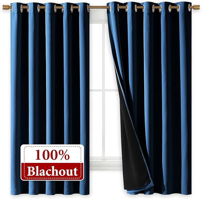 NICETOWN 100% Blackout Curtains - Image 2