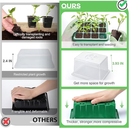 Lunies 6 Packs Seed Starter Tray - Image 5