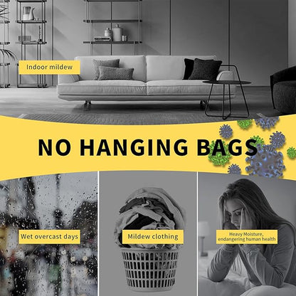 ZSZMFH 15 Pack Moisture Absorber & Max Odor Eliminator Hanging Bag, Charcoal - Image 5