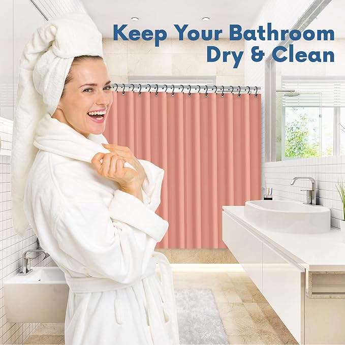Premium Shower Curtain Liner, 6G PEVA Shower Curtain - Image 7