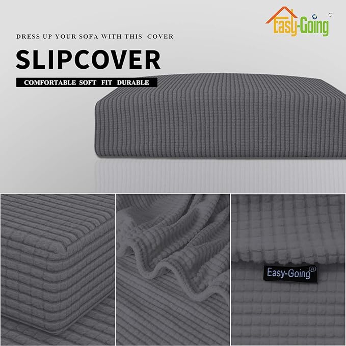 Easy-Going Stretch Loveseat Cushion Cover Sofa Cushion Furniture Protector Sofa - Image 3