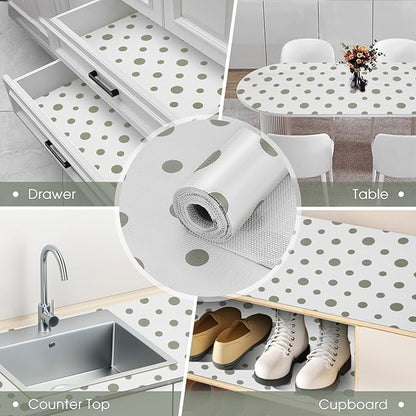 Drawer and Shelf Liner, Non-Slip Kitchen Cabinet Liners Non-Adhesive Thick - Image 5
