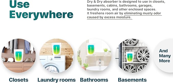 Dry & Dry [32 Packs Standing Moisture Absorbers to Control Excess Moisture - Image 6