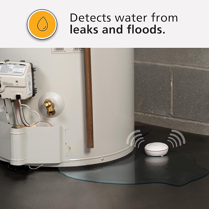 Kidde WiFi Water Leak Detector & Freeze Alarm, Alexa Device, Smart Leak Detector - Image 2
