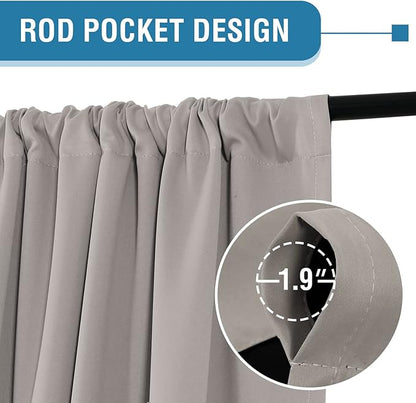 H.VERSAILTEX 100% Blackout Curtains - Image 4