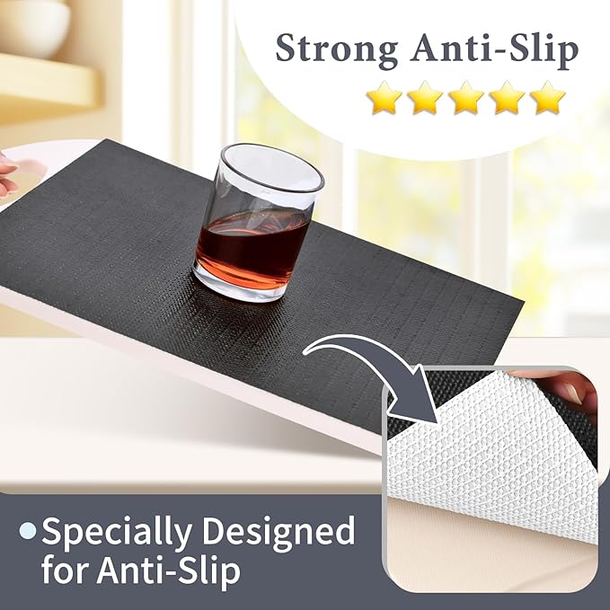 Shelf Liners for Kitchen Cabinets 12in x 30FT, Non Adhesive Drawer Liner Pure - Image 2