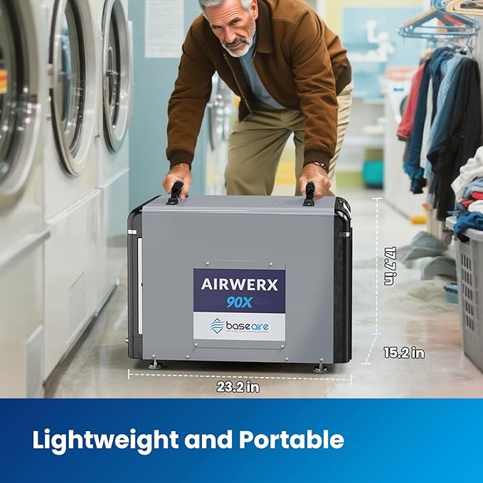 BaseAire 198 Pints Dehumidifier - Image 8