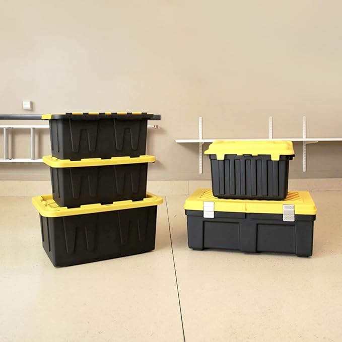 HOMZ 2-Pack Durabilt, Heavy Duty Plastic Storage Bins - Image 9