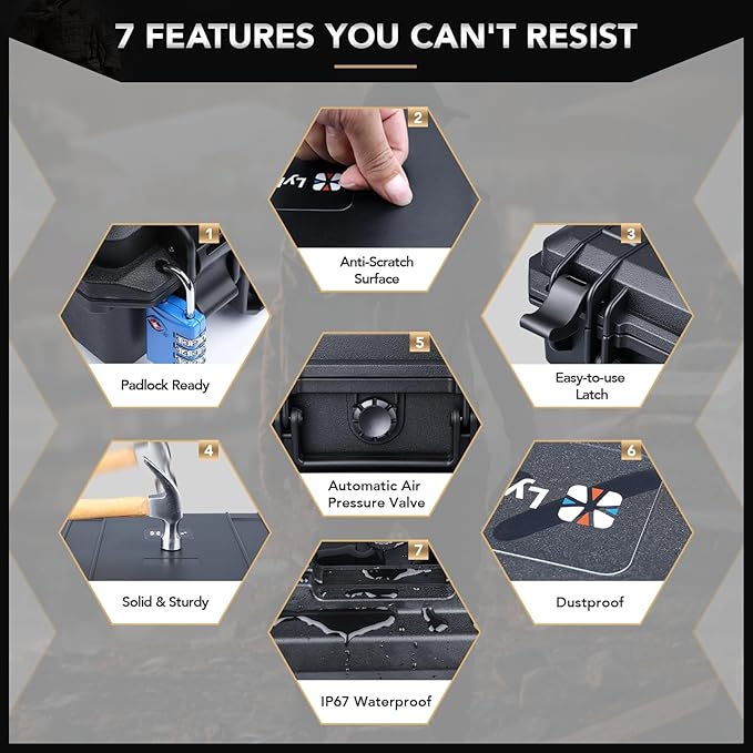 Lykus HC-2510 Waterproof Hard Case - Image 5