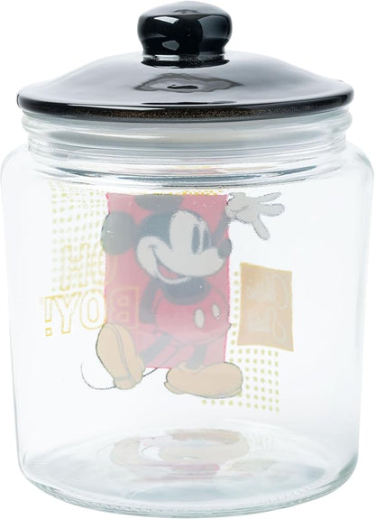 Silver Buffalo Disney Mickey Mouse Glass Jar - Image 2