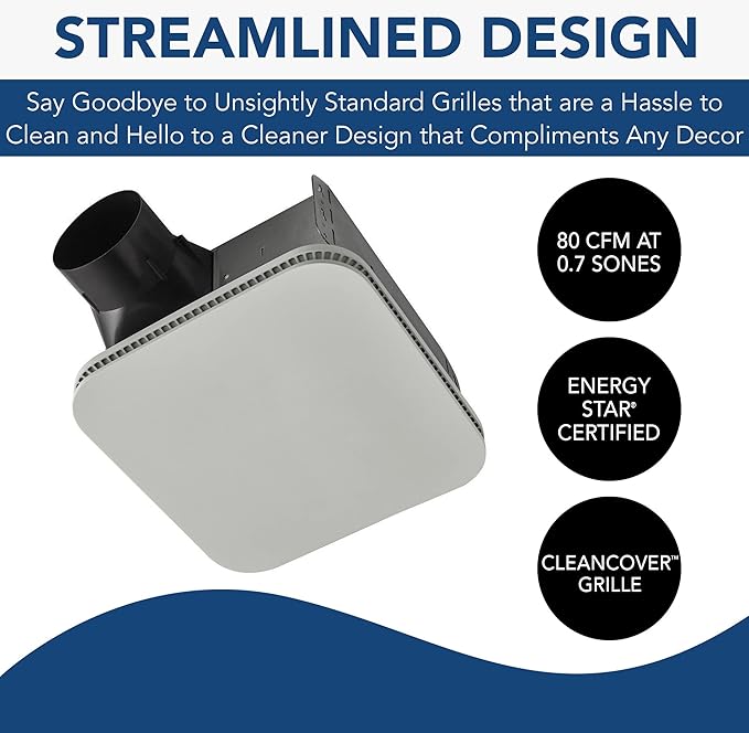 Broan-NuTone Bathroom Exhaust Fan – Easy Retrofit Without Attic Access - Image 8