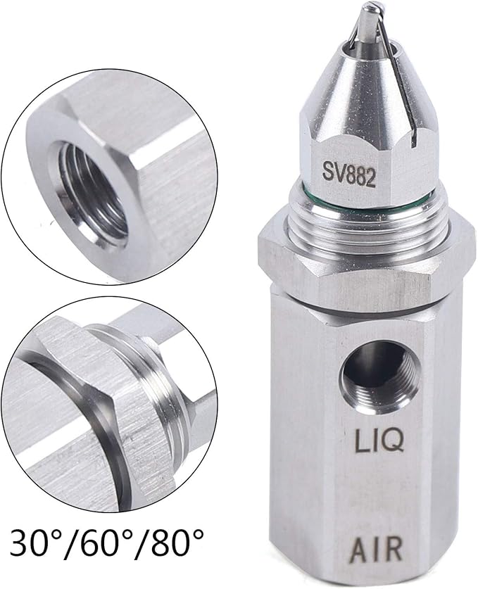 Stainless Steel Ultrasonic Air Atomizer Nozzle - Image 2