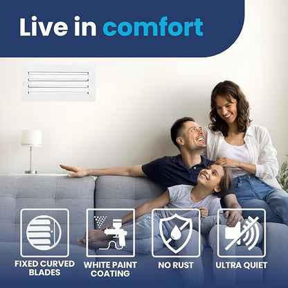 10x4 Inch Air Return Vent Cover Decorative – Premium Aluminum AC Vent Cover - Image 7