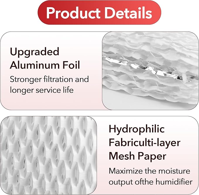 12 Pcs WF813 Humidifier Replacement Filters, Fit - Image 4