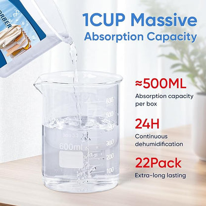 22Pack Moisture Absorbers, 10.6OZ Humidity Absorber Bucket, Moisture Absorbers - Image 5