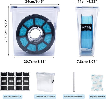4 Pack Filament Storage Container - Image 2