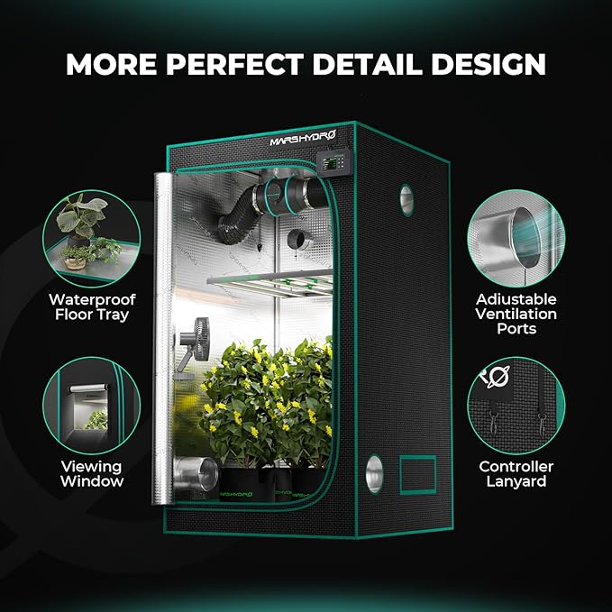 MARS HYDRO 2x2x3 Advanced Grow Tent, - Image 7