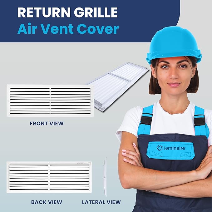 30x10 Inch Air Return Vent Cover Decorative – Premium Aluminum AC Vent Cover - Image 2