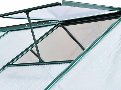 Outsunny 6' x 8' Greenhouse for Outdoors, Polycarbonate Greenhouse - Image 9