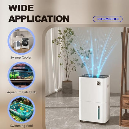 Automatic Small Sump Pump For Dehumidifier, 13FT Lift, 4 Level Flow Control - Image 2