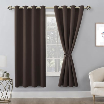 Hiasan Blackout Curtains for Bedroom, 52 x 63 Inches Length - Image 2