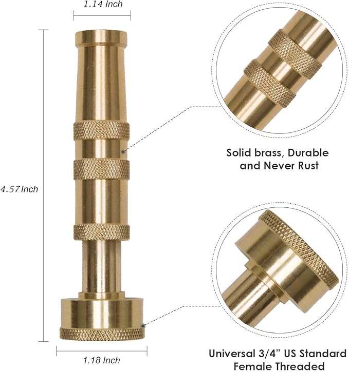 BEAULIFE 304 Stainless Steel Metal Garden Hose 25 Feet - Image 5