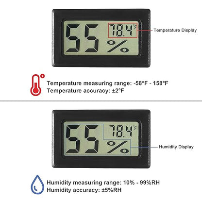 4 Pcs Mini Digital Hygrometer Thermometer Gauge - Image 3