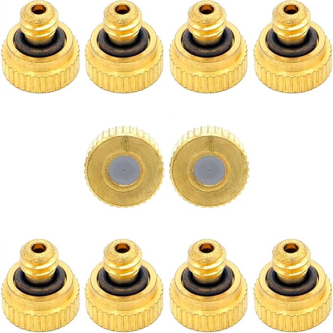 10Pcs Brass Misting Nozzle by ZXUEZHENG