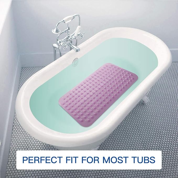 YINENN Bath Tub Shower Stall Mats 31x15.5 Inch Non-Slip and Latex Free - Image 7