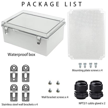 Waterproof Electrical Box Junction Box Weatherproof IP67 ABS Plastic Enclosure - Image 4