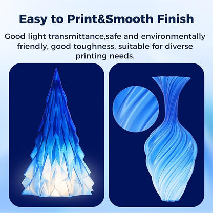 Sovol 3D Printer PETG Filament 1.75mm, Gradient Multicolors Filaments Material - Image 5