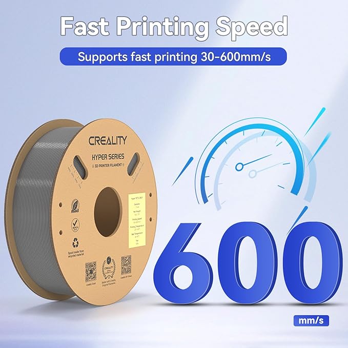 Official Creality Hyper PETG Filament 1.75mm, High Speed 600mm/s 3D Printer - Image 3
