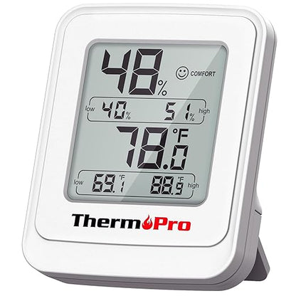 ThermoPro TP150 Greenhouse Thermometer Hygrometer, IPX5 High-Humidity Resistant by ThermoPro