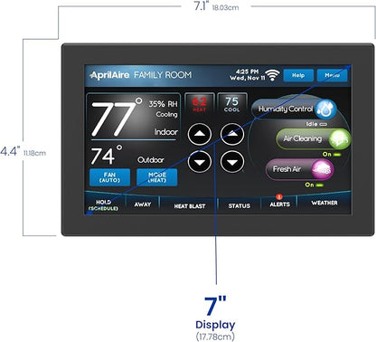 AprilAire 8920W Wi-Fi Programmable Color Touchscreen Thermostat - Image 8