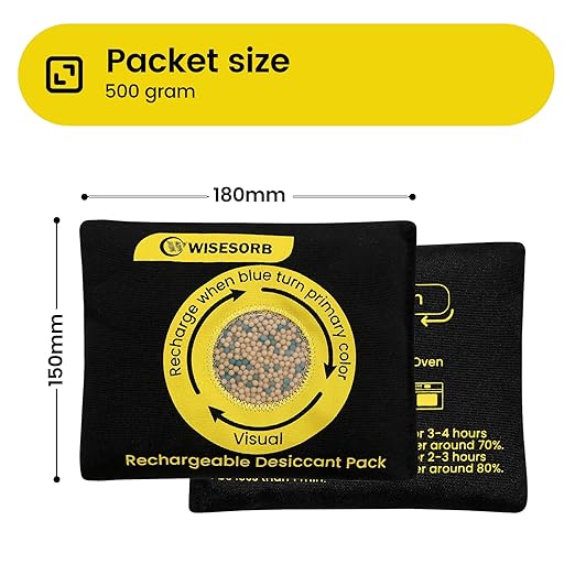 500g Reusable Molecular Sieve Desiccant Packs – Rechargeable Dehumidifier - Image 2