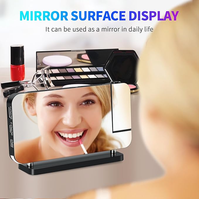 Projection Alarm Clock for Bedroom Ceiling, RGB Digital Clocks Radio - Image 9