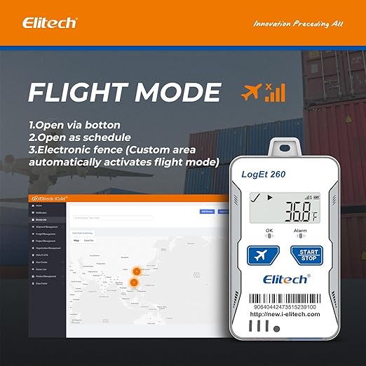 Elitech 4G Reusable Real-time Temperature Humidity Data Logger - Image 4