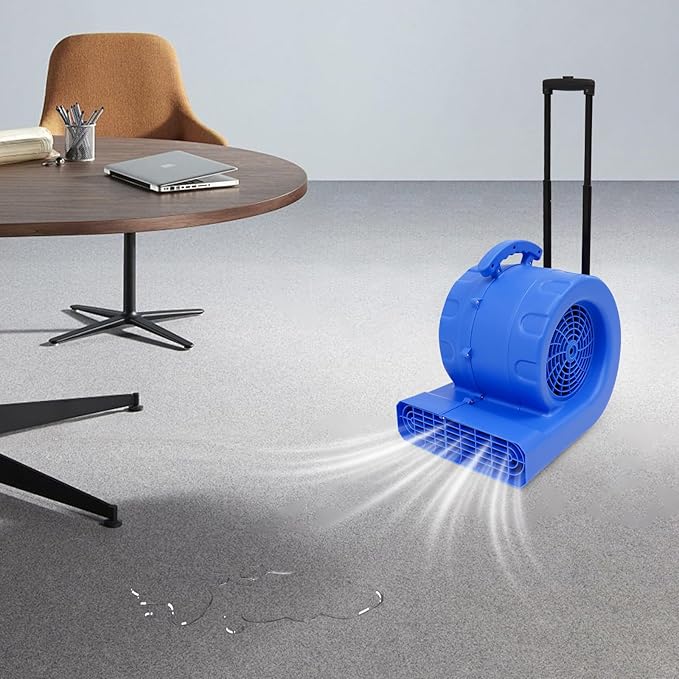 750W Commercial Floor Dryer, 750W Portable Air Mover & Commercial Floor Blower - Image 9