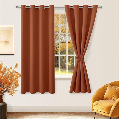 Hiasan Fall Blackout Curtains for Bedroom, 52 x 63 Inches Length - Image 2
