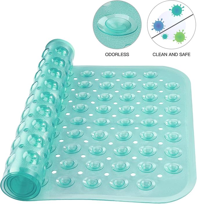 YINENN Bath Tub Shower Stall Mats 31x15.5 Inch Non-Slip and Latex Free - Image 2