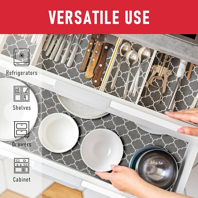 Cooyes Fridge Liners for Refrigerator, Drawer & Shelf Liners for Kitchen - Image 6