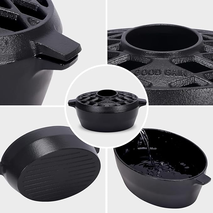 G Good Gain Wood Stove Steamer, Fireplace Humidifier, Cast Iron Humidifier - Image 5