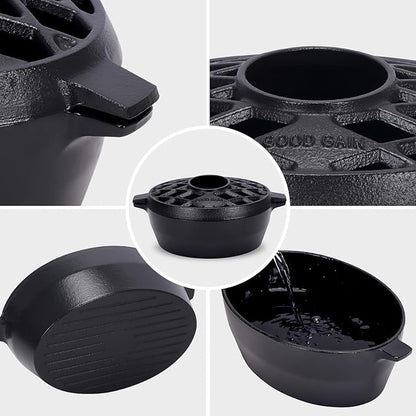 G Good Gain Wood Stove Steamer, Fireplace Humidifier, Cast Iron Humidifier - Image 5